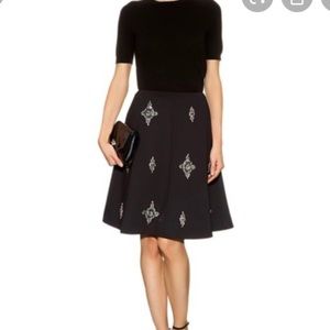 Ted Baker Embellished A-Line Skirt